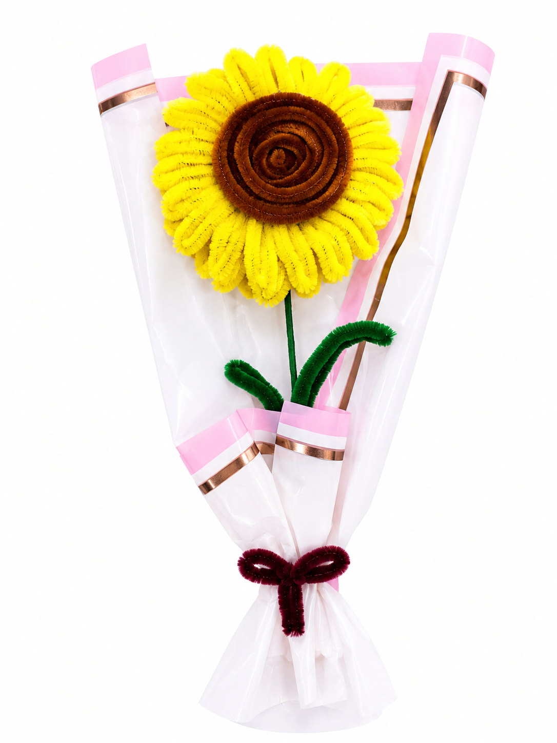 Handmade Sunflower Bouquet | Pipe Cleaner Flower | Premium Gift | SYDORA