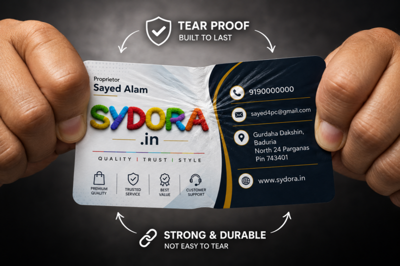 Non-Tearable Visiting Card – Minimum Order 1000 Pieces