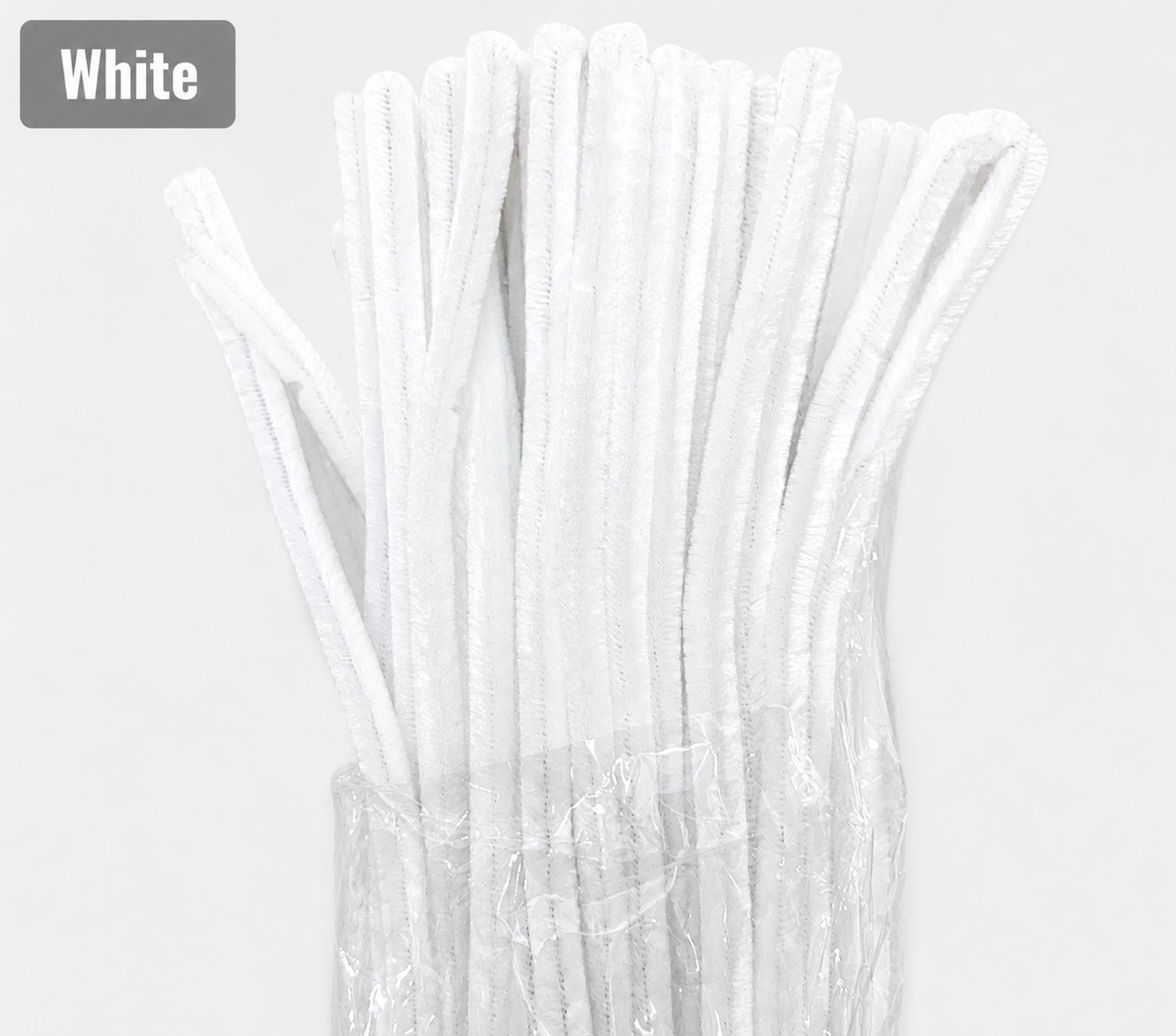 🌸 Handmade White Pipe Cleaner Flowers | Unique Decorative Flowers – Sydora Pack Of 20 Pieces