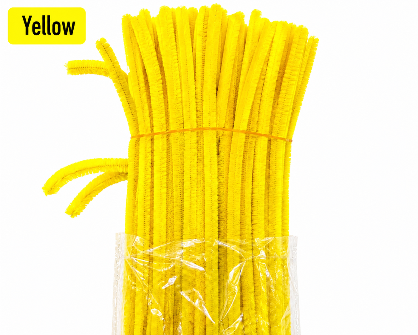 🌸 Handmade Yellow Pipe Cleaner Flowers | Unique Decorative Flowers – Sydora Pack Of 20 Pieces