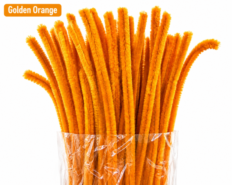 πΈ Handmade Orange Pipe Cleaner Flowers | Unique Decorative Flowers β Sydora Pack Of 20 Pieces