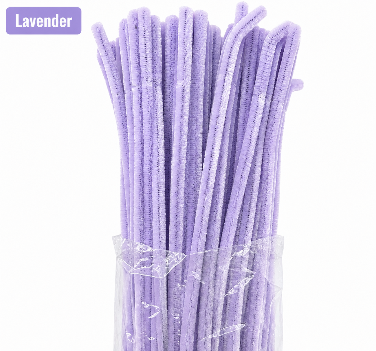 🌸 Handmade Lavender Pipe Cleaner Flowers | Unique Decorative Flowers – Sydora Pack Of 20 Pieces
